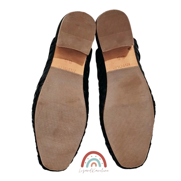 New! Nisolo All Day Woven Leather Heeled Mule - Picture 13 of 16